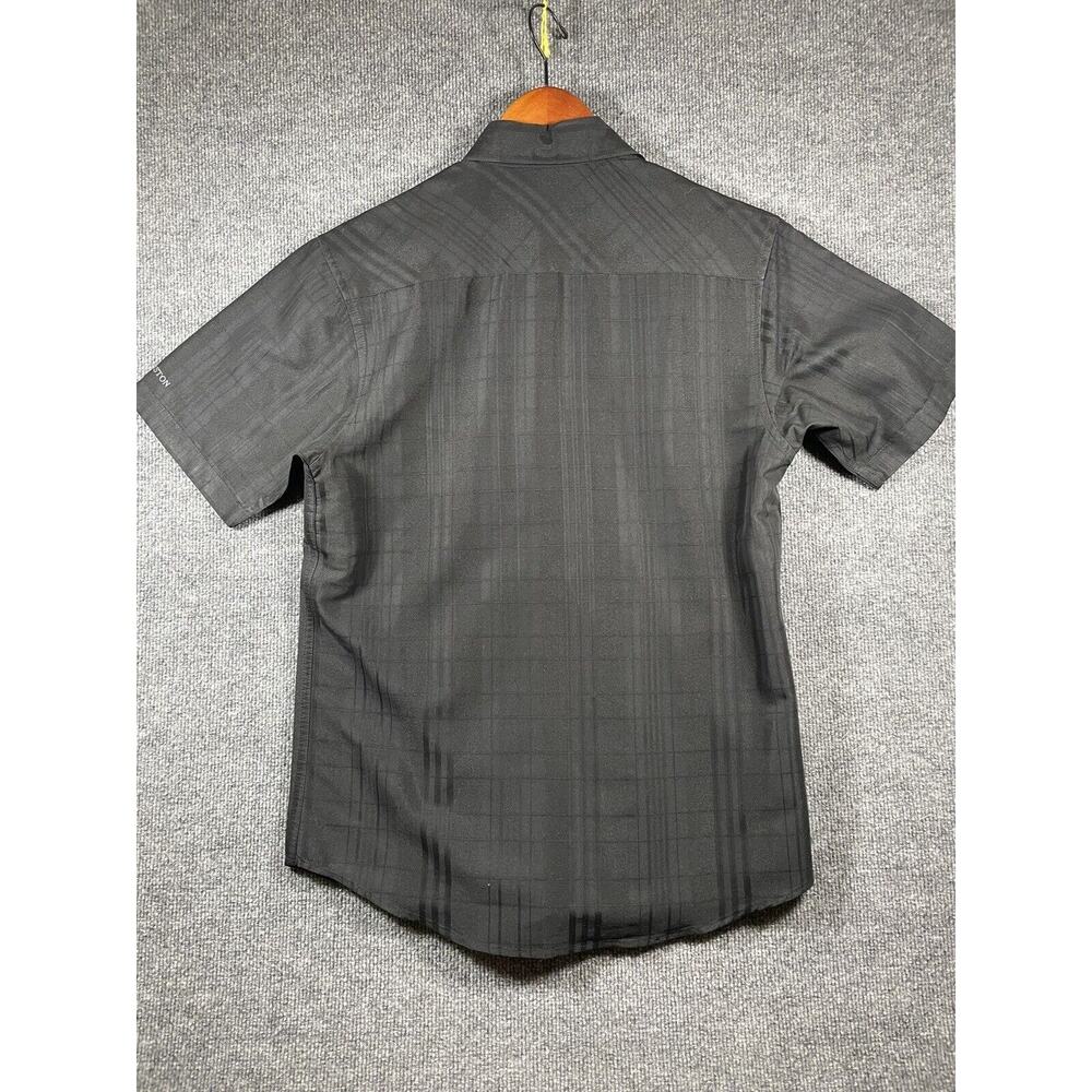 Hard Rock Cafe Button Up Shirt Men's Small Black Short Sleeve Houston Casual Bar - Picture 8 of 9